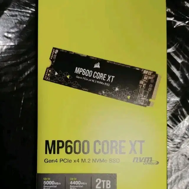 미개봉 커세어 ssd m.2 2테라 mp600core xt