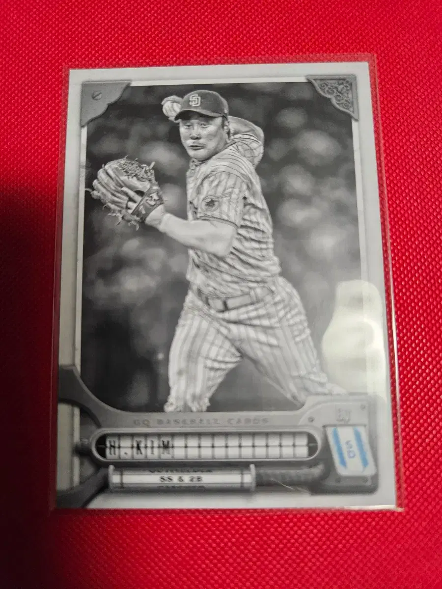 김하성 50장 한정 2022 Topps GQ 블랙 앤 화이트 카드