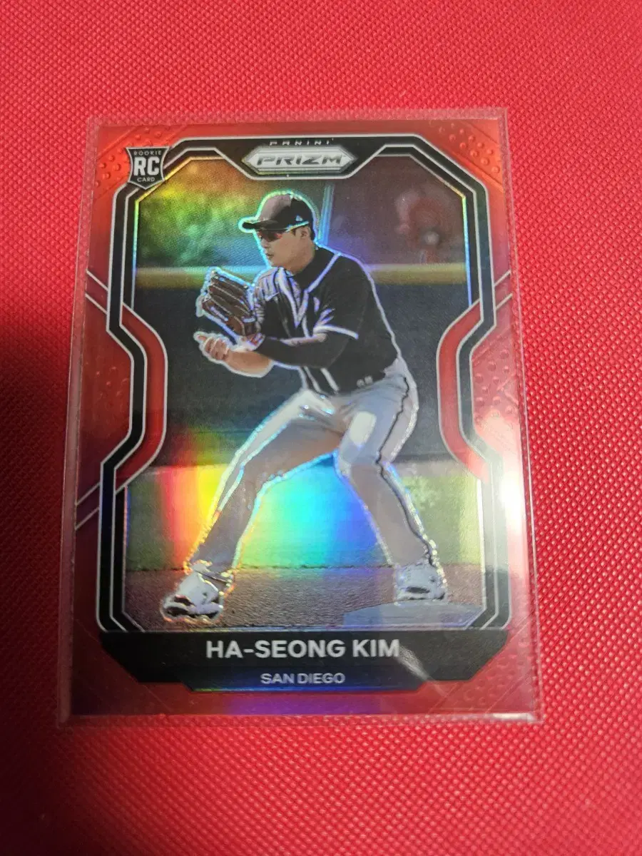 김하성 2021 Panini Prizm 레드 프리즘 루키 카드