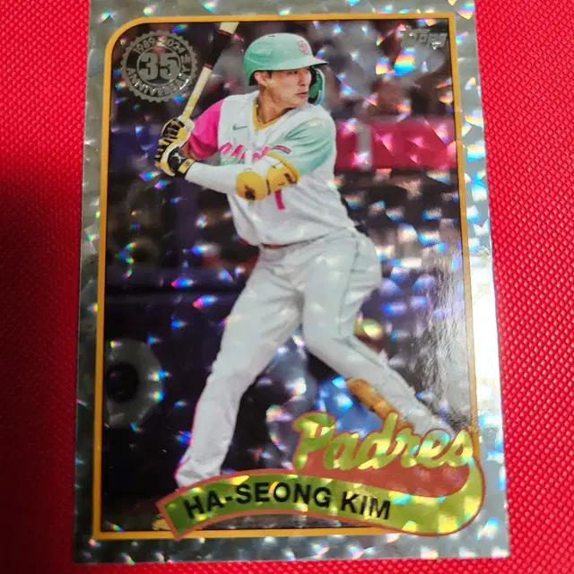 김하성 2024 Topps 1989 topps foilboard 카드