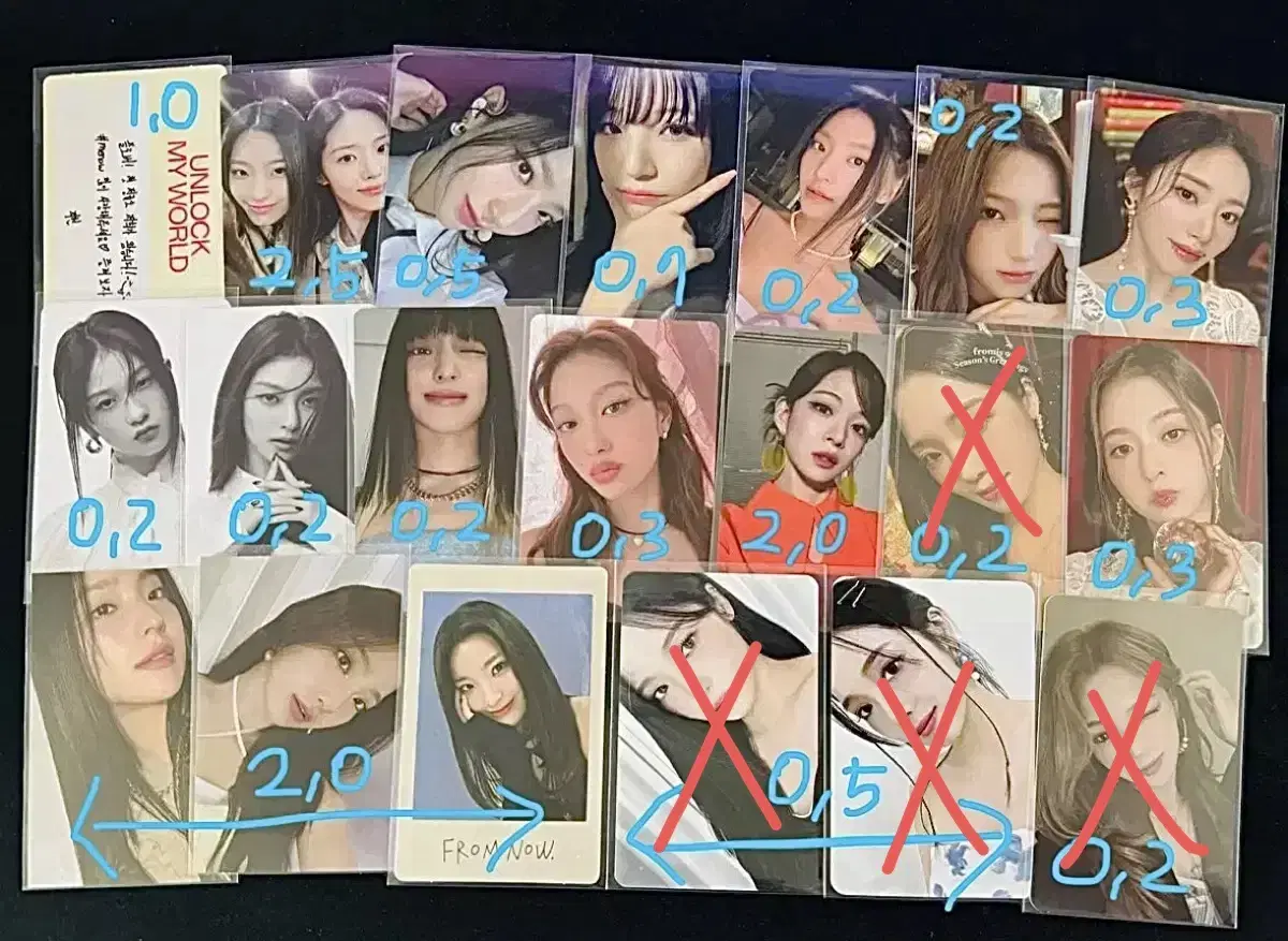 Fromis 9 Unlock My World / Concert MD / season's greetings Unreleased photocard