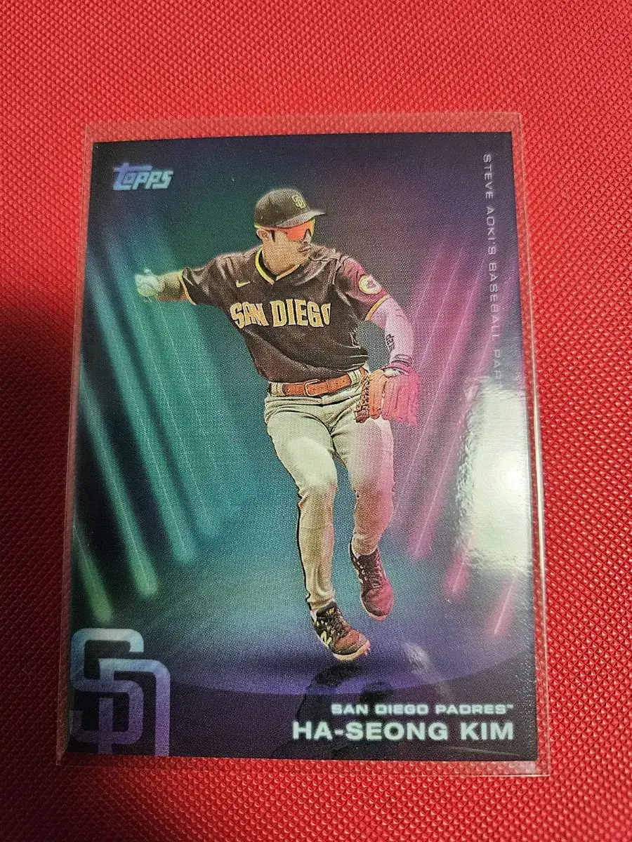 김하성 2022 Topps 스티브아오키 카드