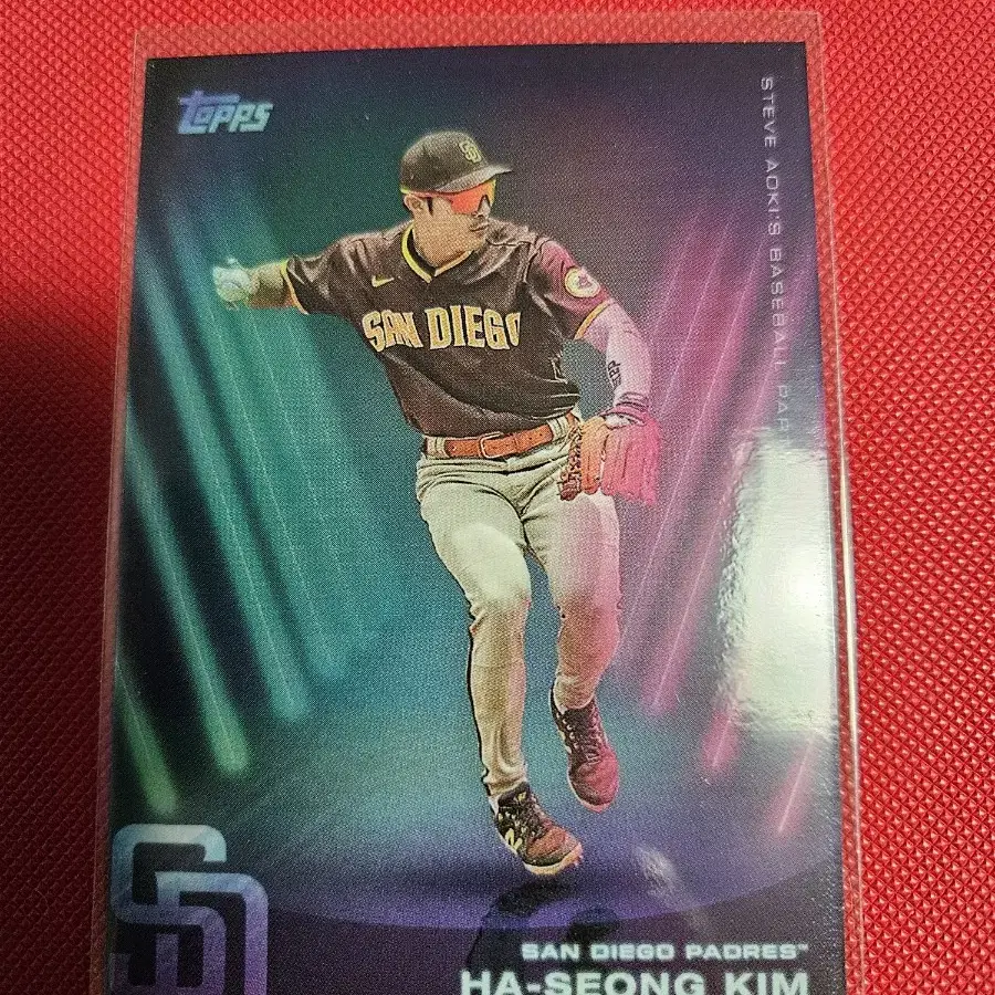 김하성 2022 Topps 스티브아오키 카드