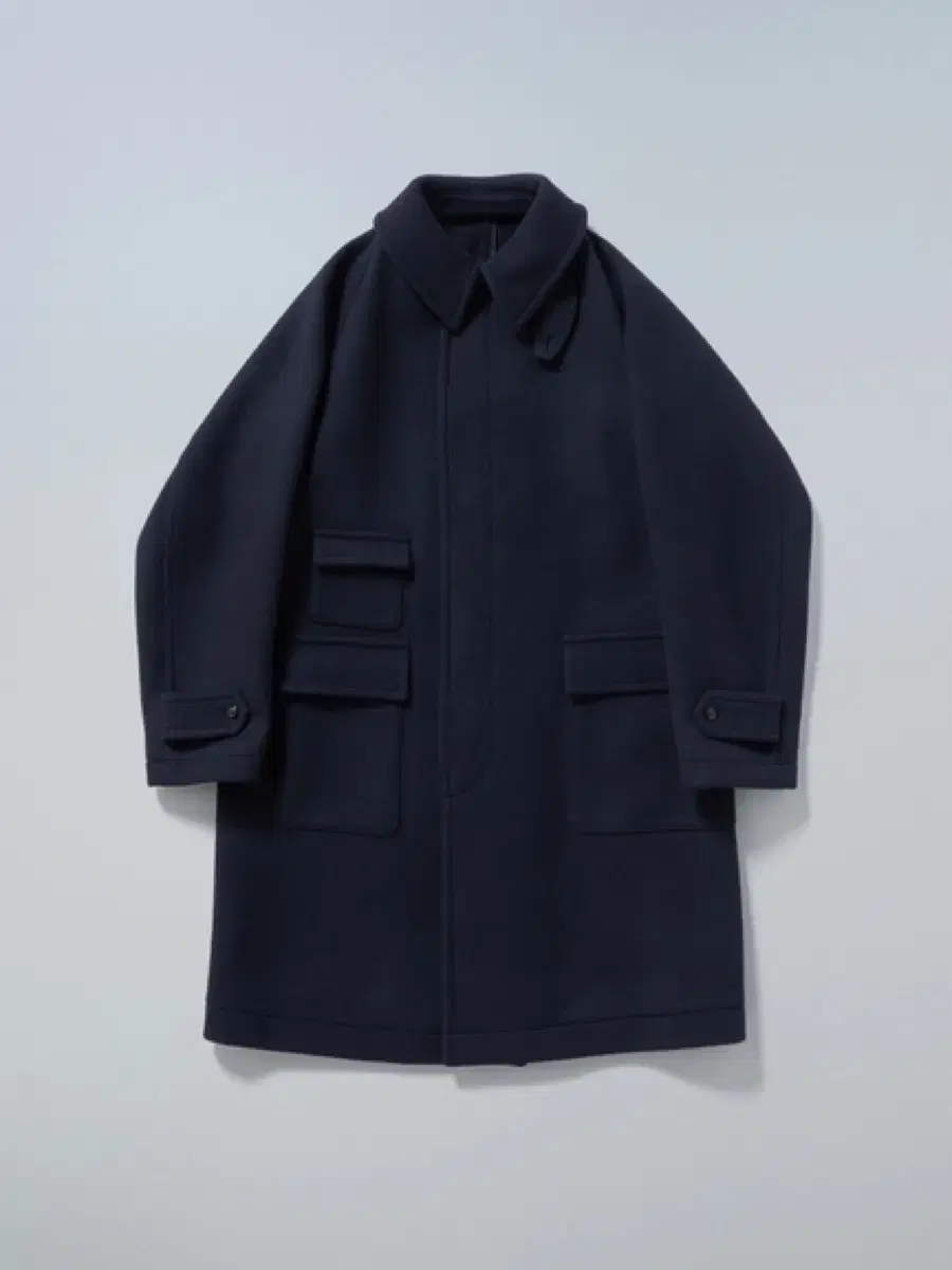 Captain Sunshine 22FW Traveler Coat Navy Size 42