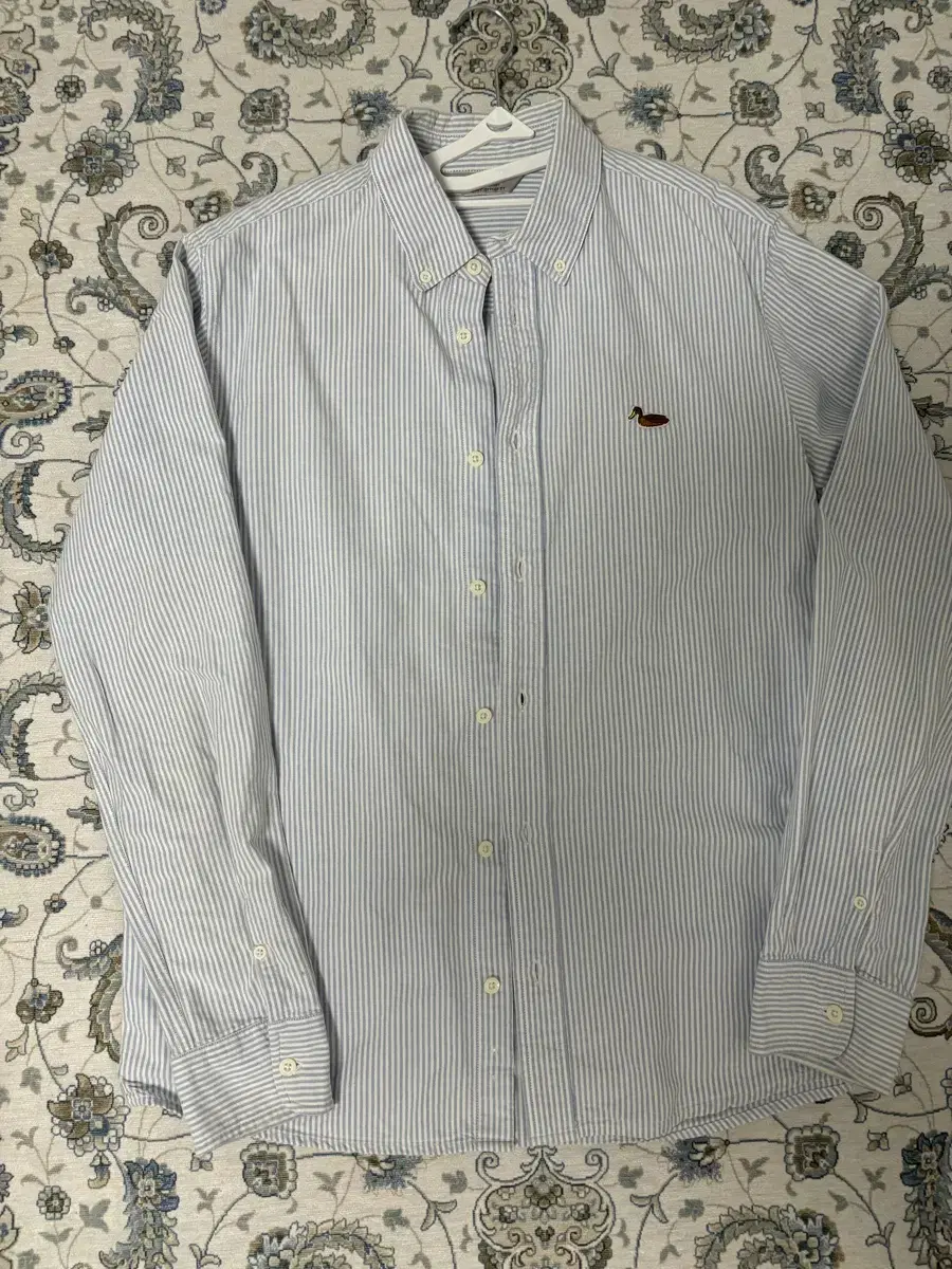 Calhart Duck Logo Striped Shirt