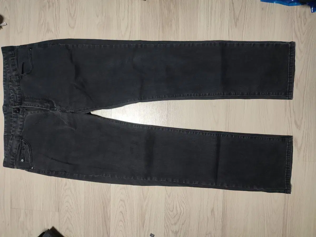 Jeans Cotton Black Jeans Waist 32Front Back