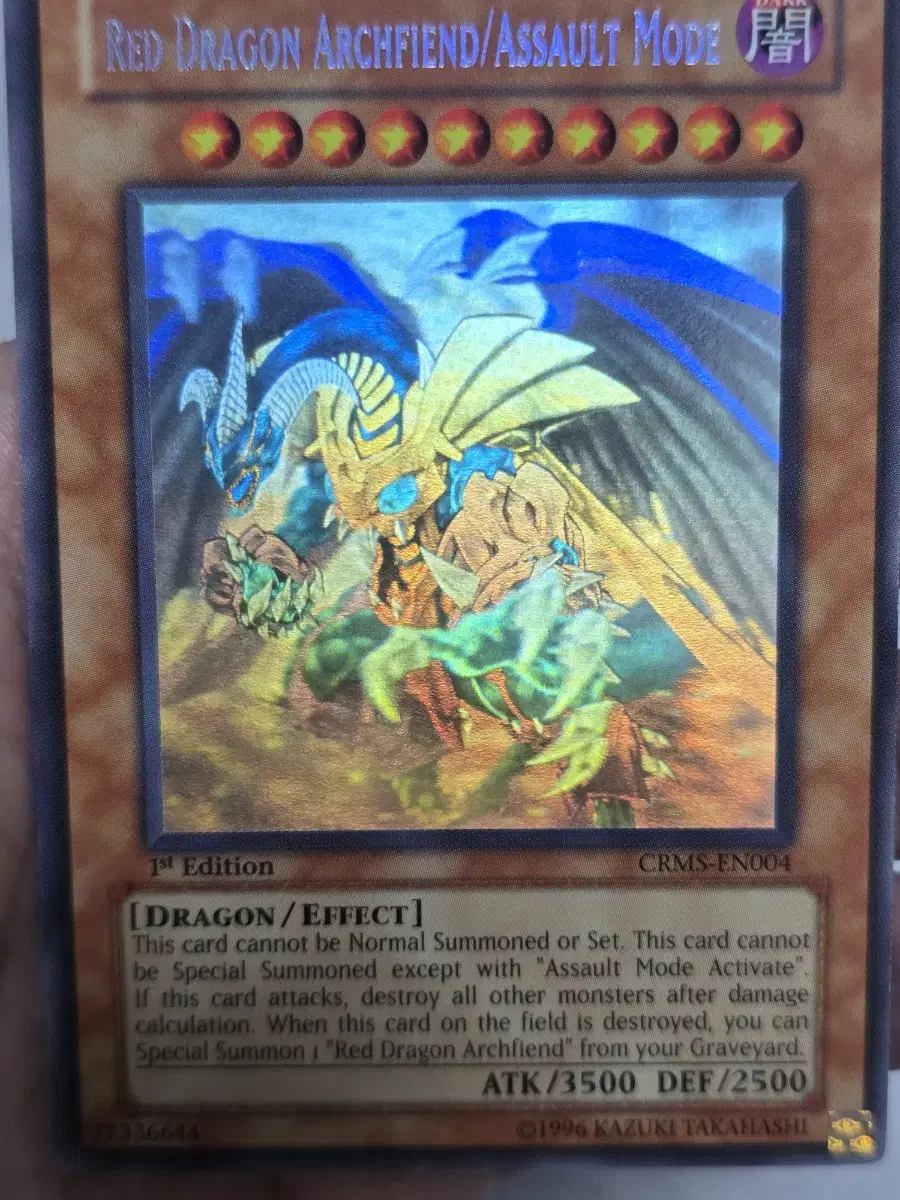 Yu-Gi-Oh Red Demons Dragon Buster English Edition Holo 1st