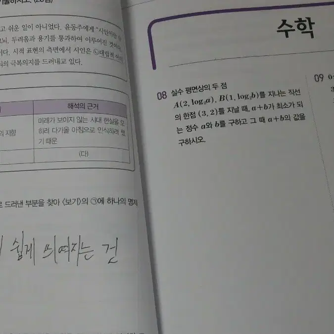 서경대 논술고사 문제집