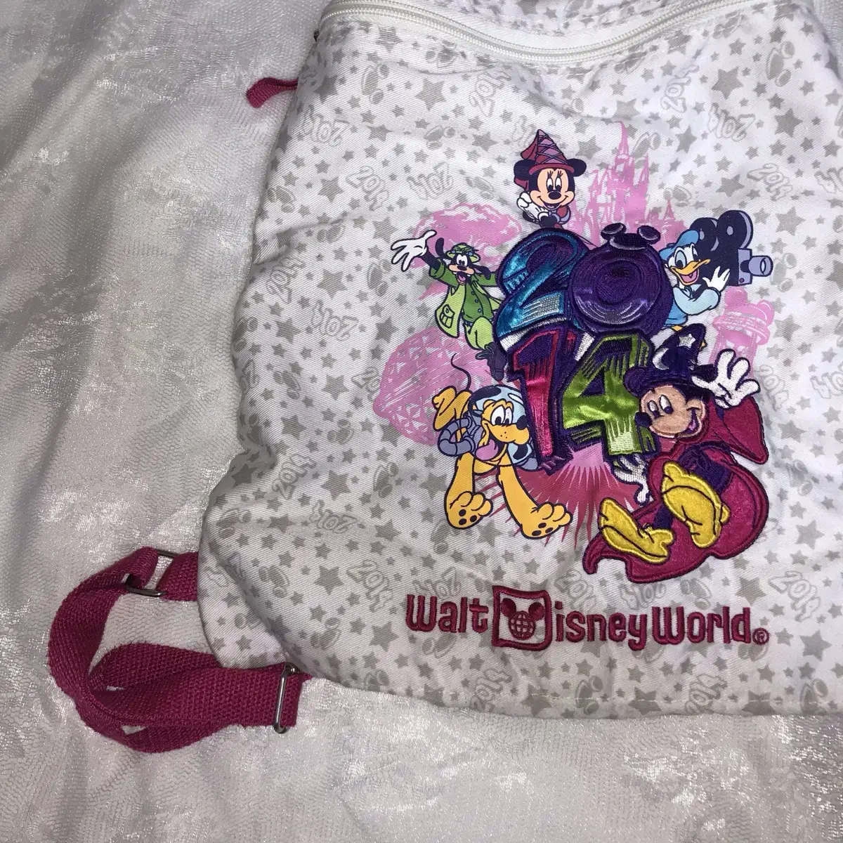 Vintage Walt Disney world 2014 pink ba