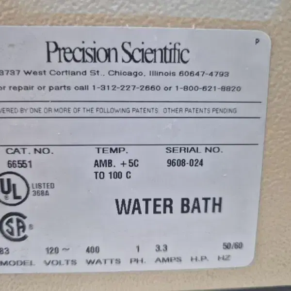 Precision Scientific Water Bath 항온수조