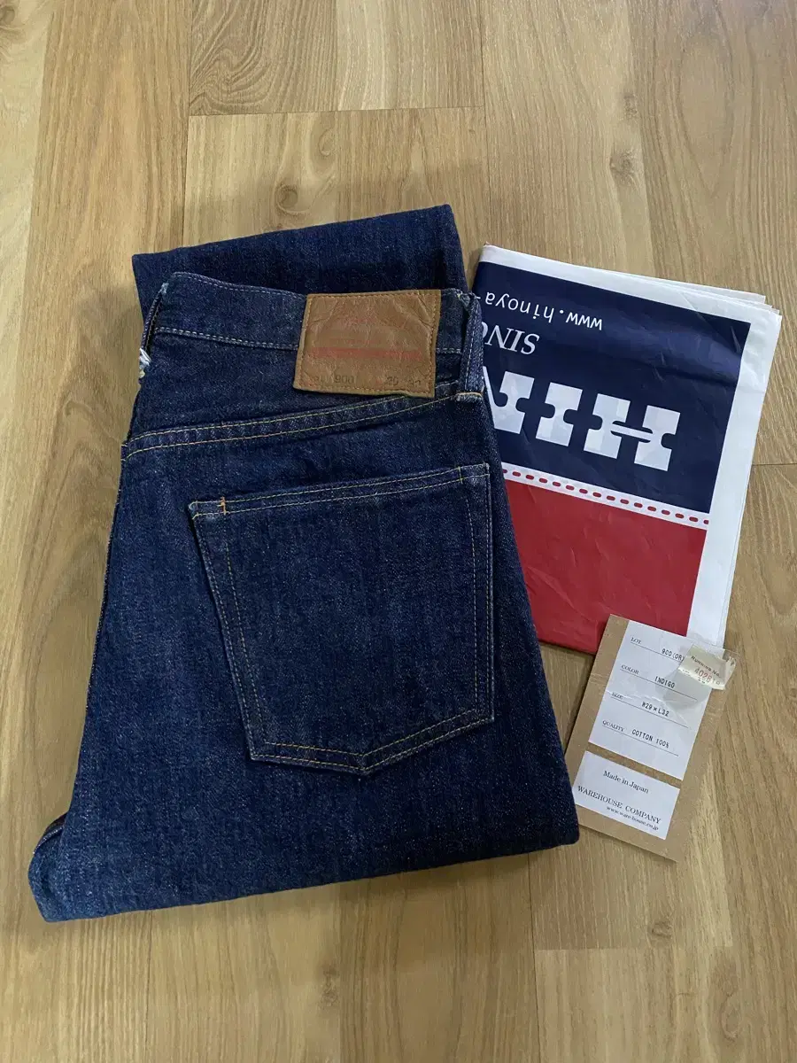 Warehouse / Lot 900 Selvedge Denim / 29 (29-30)