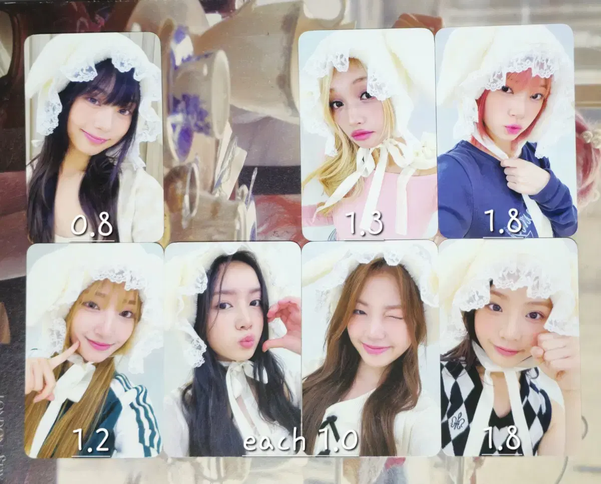 Eunice Curious, etc. photocard wts! Hyunjoo nana jelly kotoko yoonha elly yoon ae won