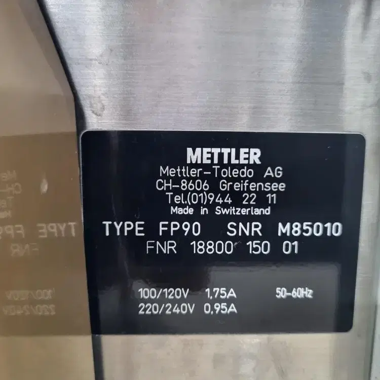 Mettler FP90 Central Processor