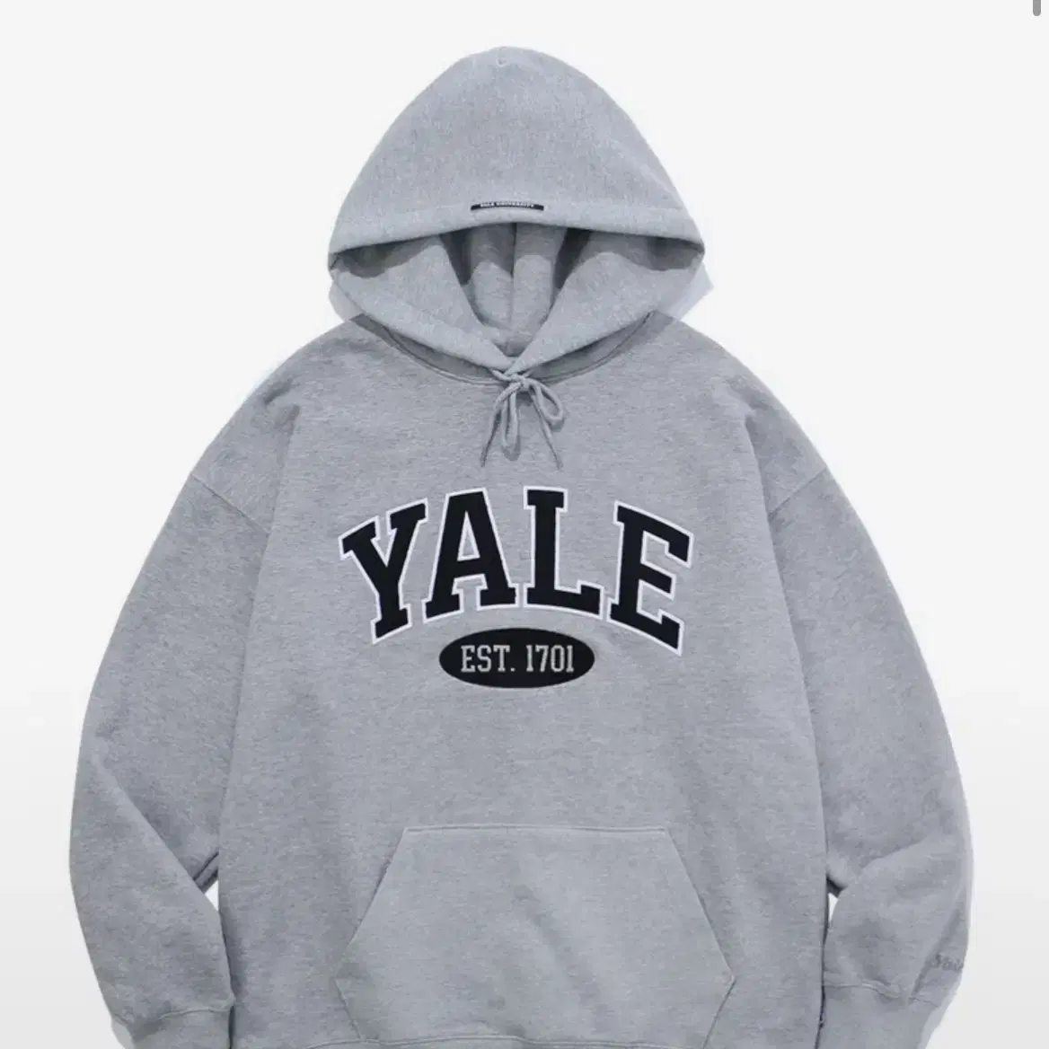 예일 후드티 YALE 2 TONE ARCH HOODIE 그레이