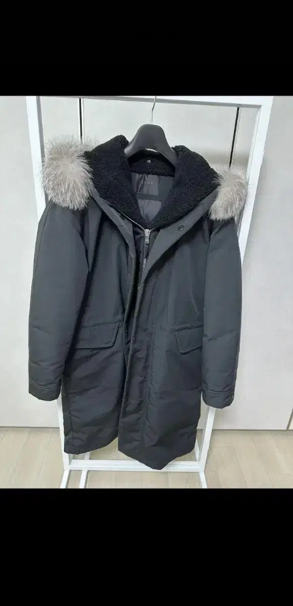 [정가190만원]타임옴므 Goose down fox fur padded special S-grade conscience price sold at a discount