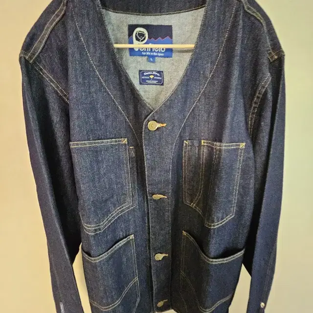 [펜필드 x 데밀] V NECK DENIM JACKET