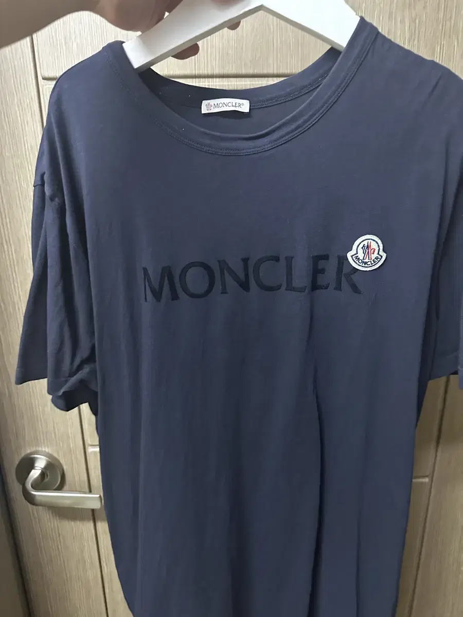 Moncler Flocked Logo Short Sleeve