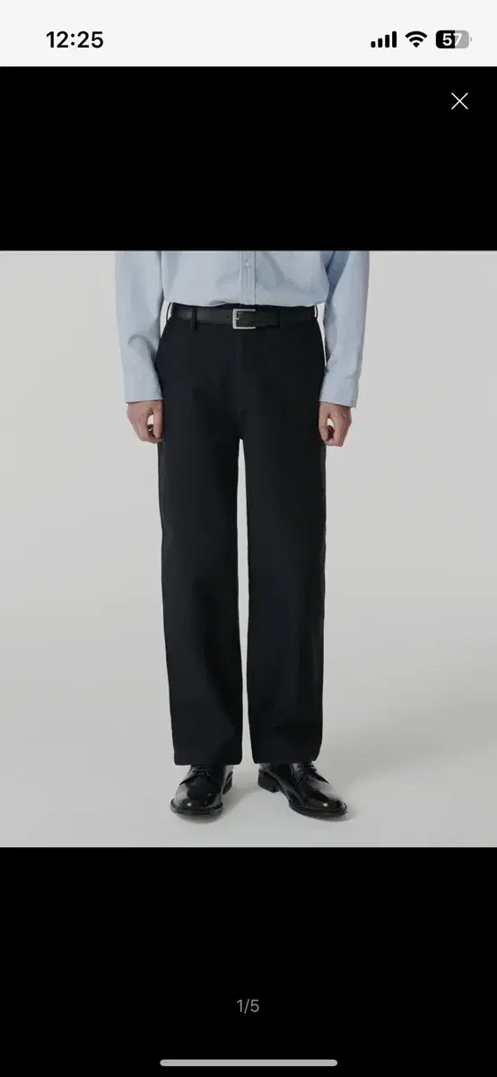 Gentleman's Standard Back Satin Tapered Office Trousers 32