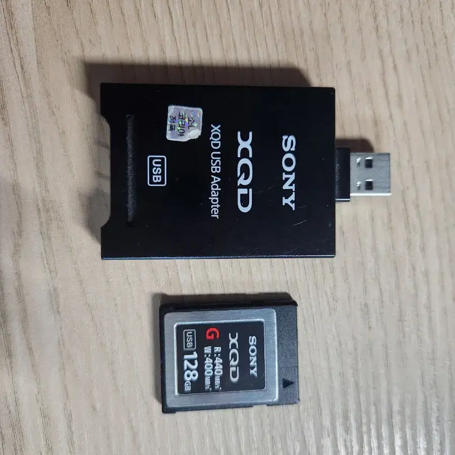 소니 xqd 128gb + 리더기