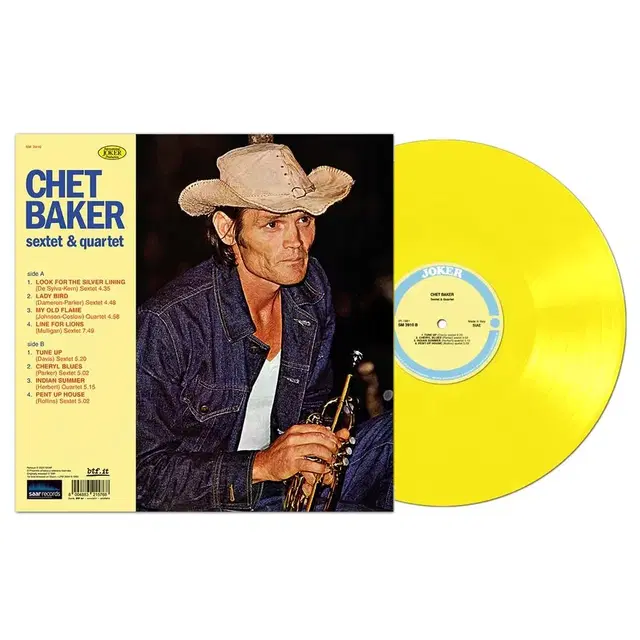 Chet Baker 쳇 베이커 Sextet & Quartet 한정반 LP