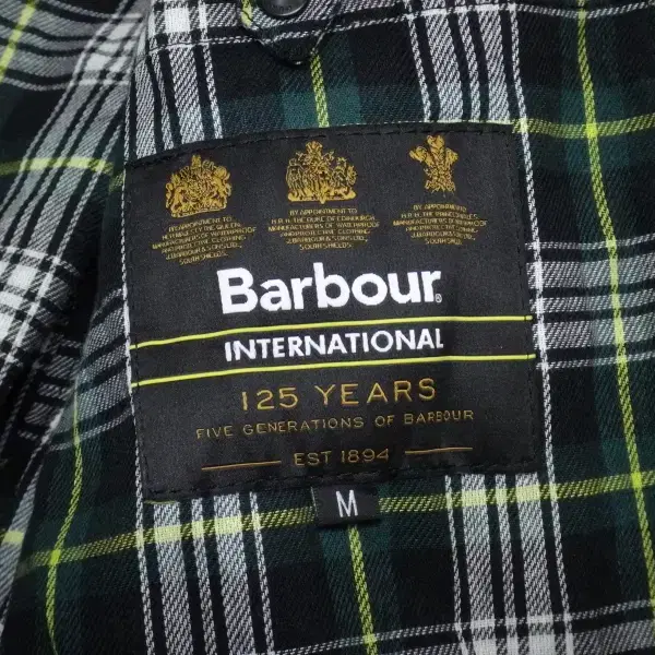 (M/95) Barbour 125주년 인터내셔널 왁스 재킷