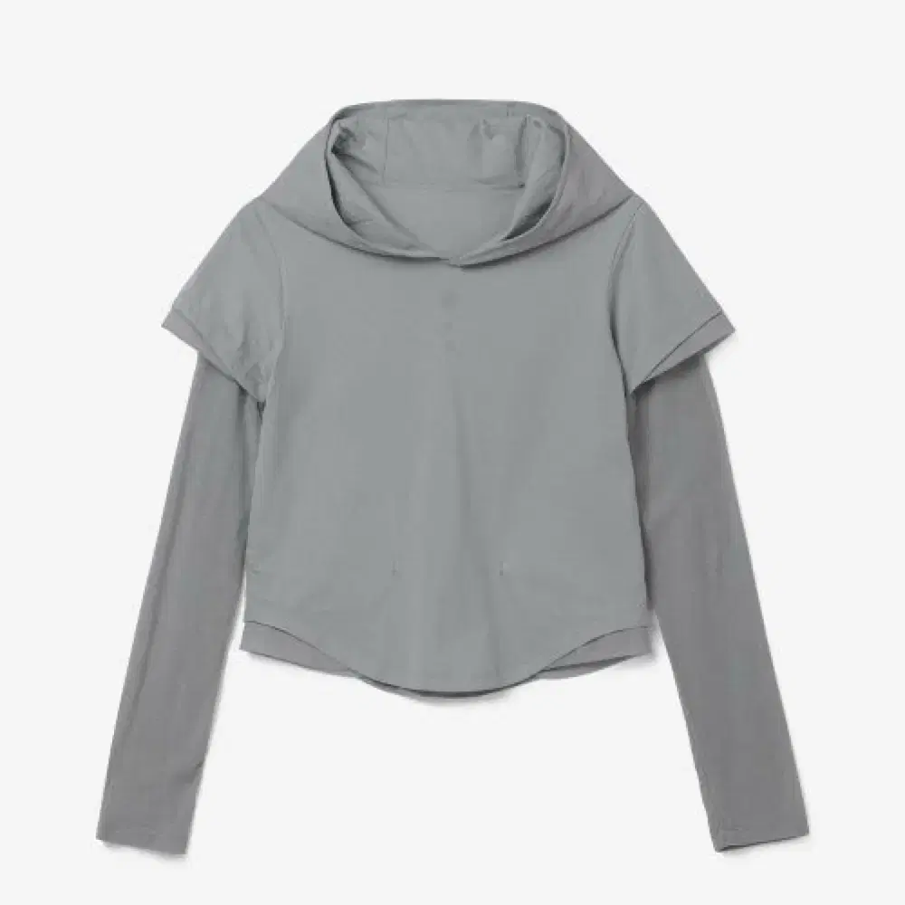 오호스  Double layered hood gray