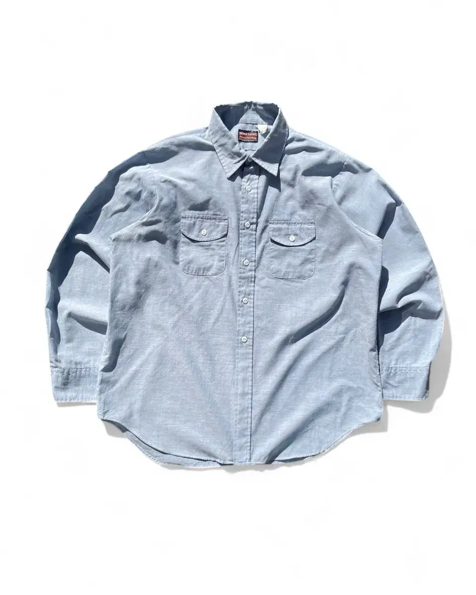 60's Work Shirts Woven Chambray Shirts