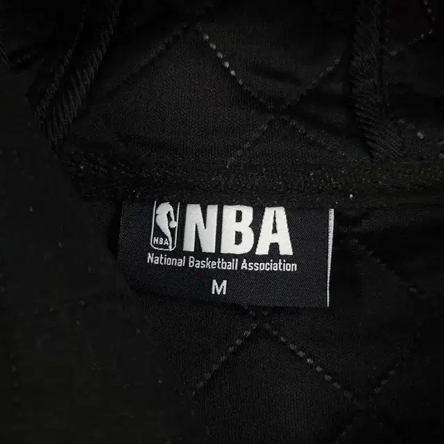 NBA 엔비에이 블랙 로고패치 폴리혼방 네오프랜 후드집업 M