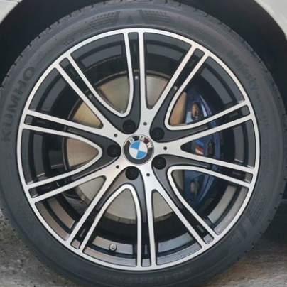 19인치 pcd 120 bmw f바디 540i 디자인 블랙폴리쉬 신품휠