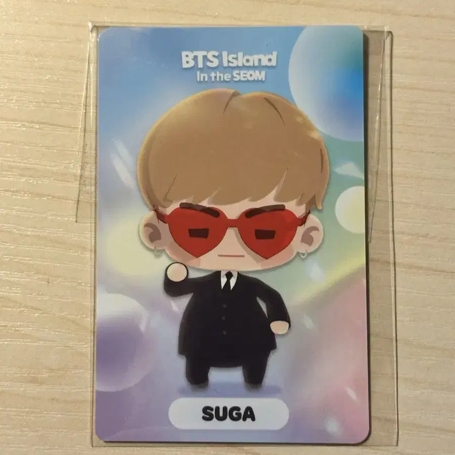 BTS 인더섬 포카 SUGA