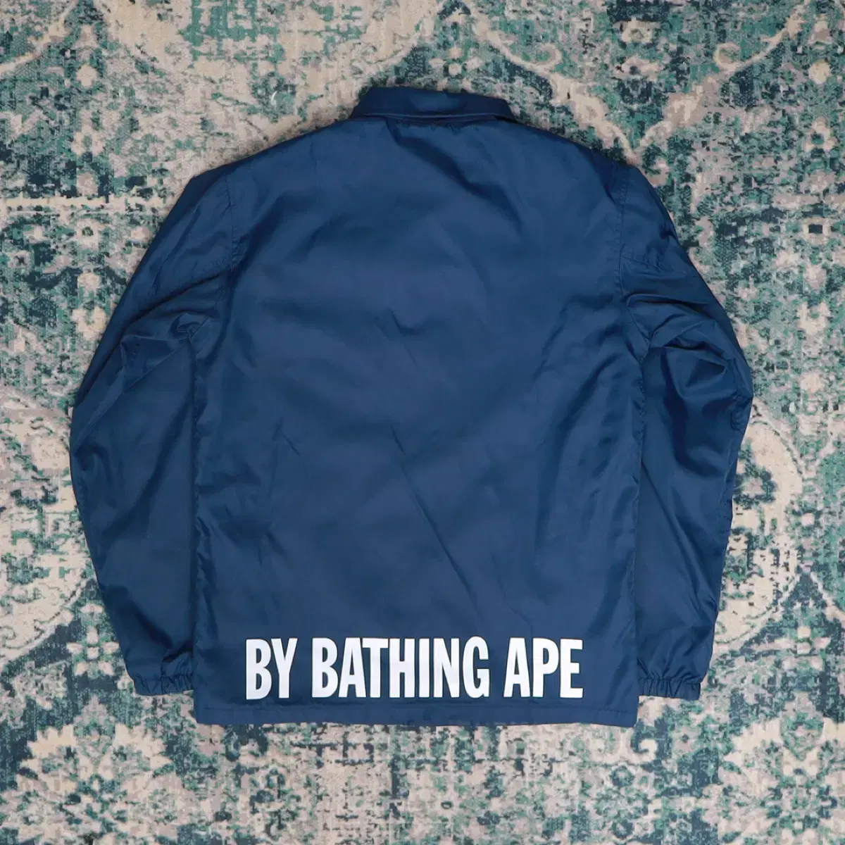 Bape 베이프 빅페이스 로고 코치자켓 네이비 S