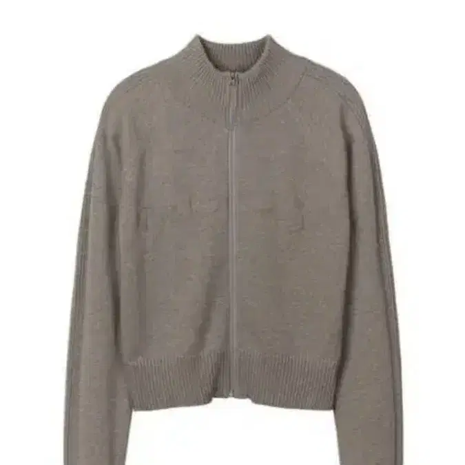 스컬프터 holy knit zip up gray