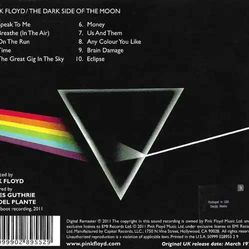 Pink Floyd - The Dark Side(CD)미국반2011미개봉