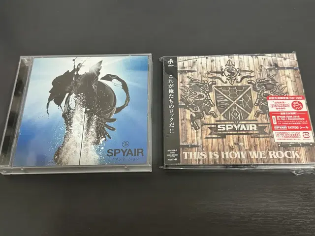 SPYAIR 스파이에어 초회 CD + LIVE DVD