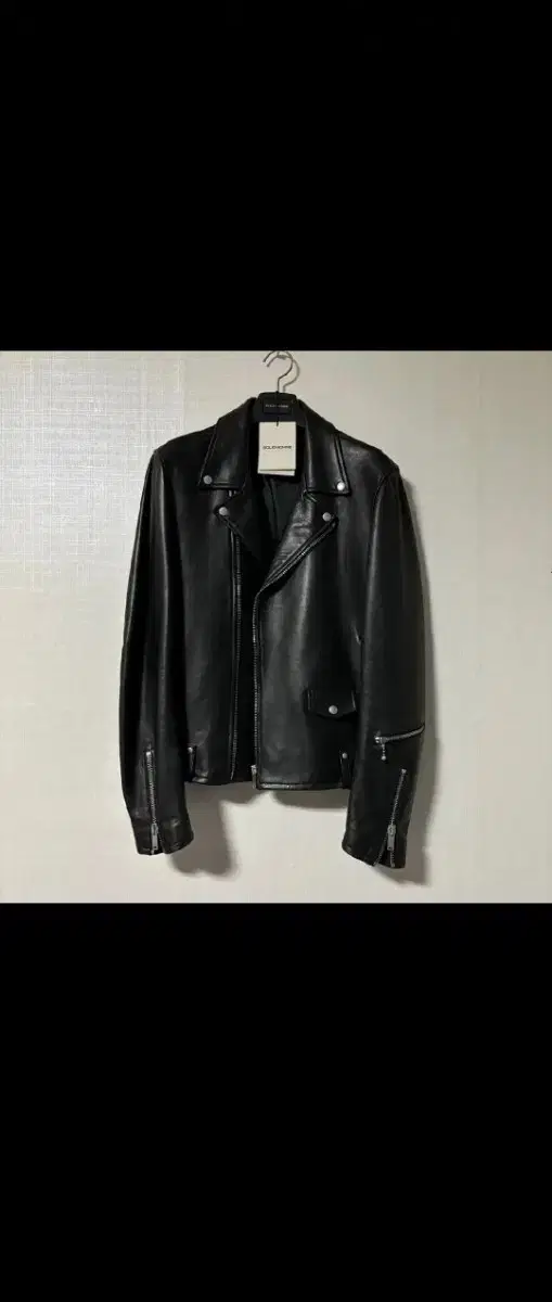 Solid Homme Double Rider Leather Jacket Real Leather(105,50,XL)