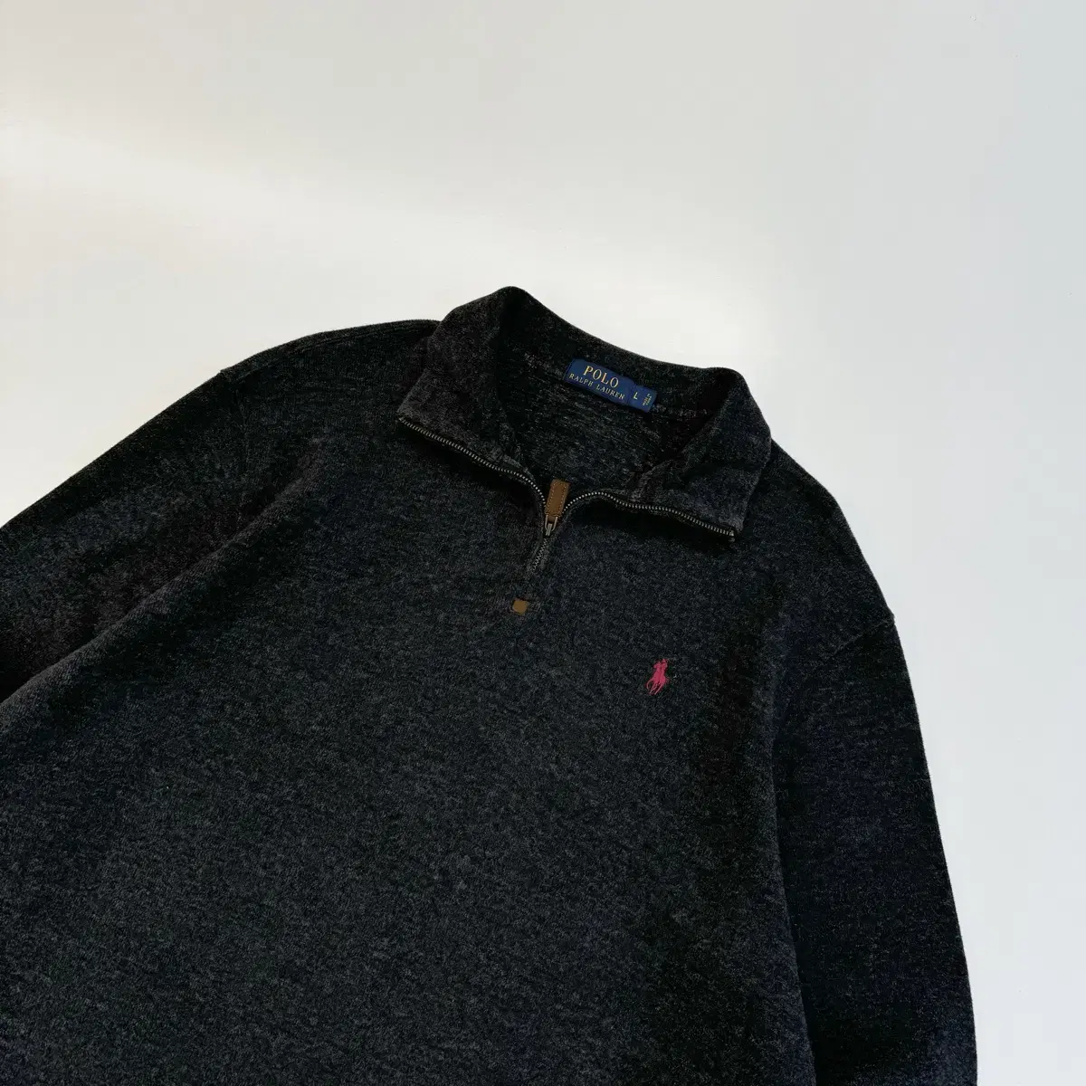 Polo Half Zip Up Tee