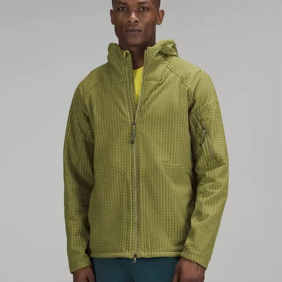 룰루레몬 Water-Repellent Grid Fleece 하이킹 자켓