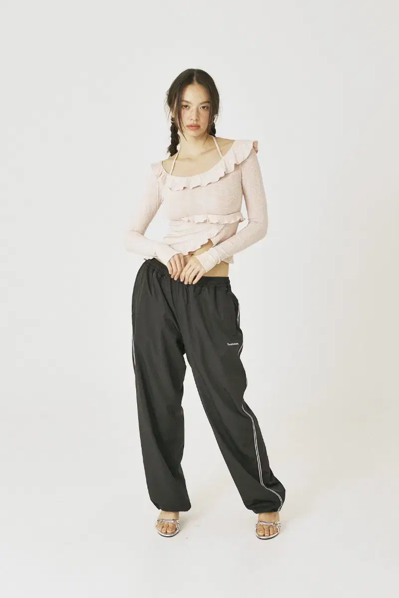 쓰리타임즈 조거팬츠 Tape jogger pants