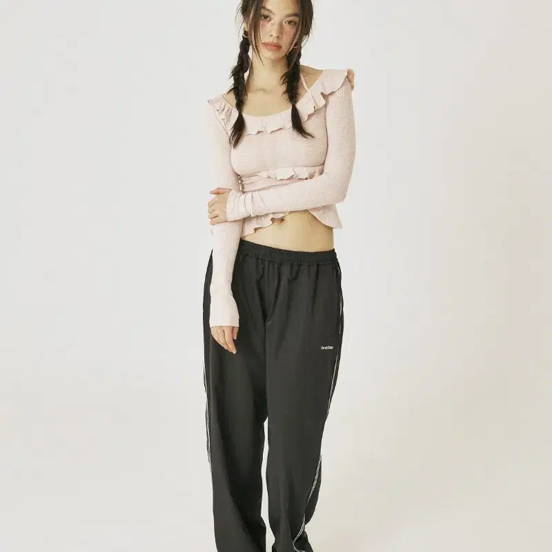 쓰리타임즈 조거팬츠 Tape jogger pants