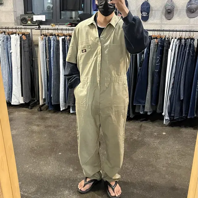 Dickies 반팔 점프 수트 (~32)