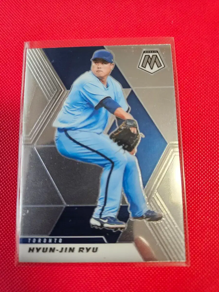 류현진 2021 Panini Mosaic base 카드