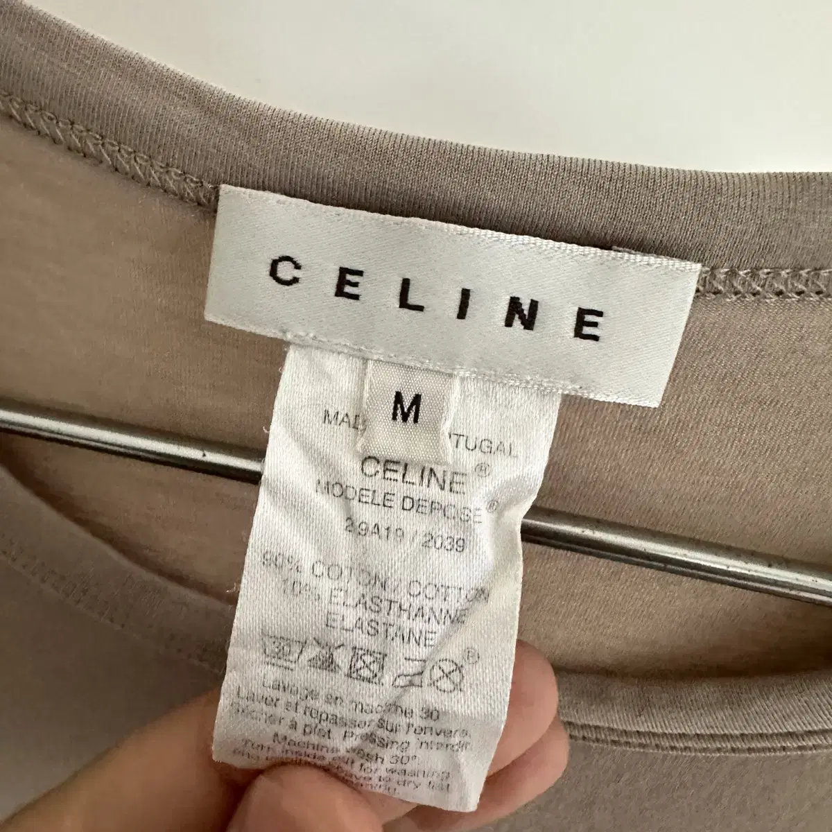 셀린느 celine 마카담 로고 반팔 티셔츠