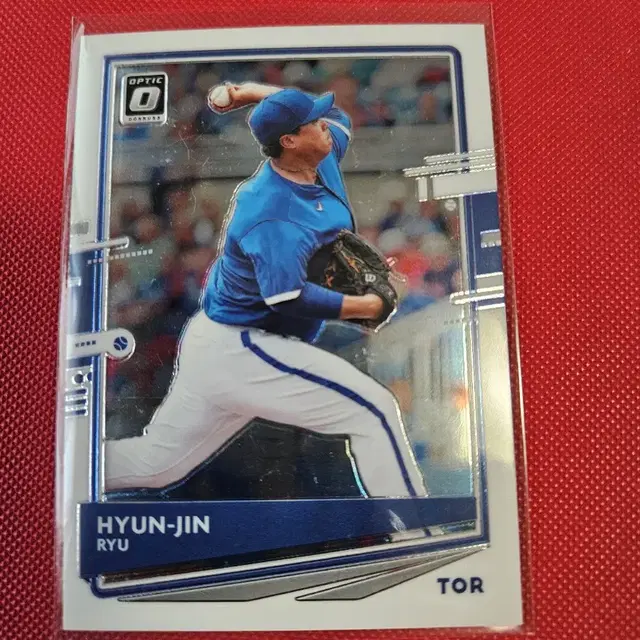 류현진 2020 Panini Optic base 카드