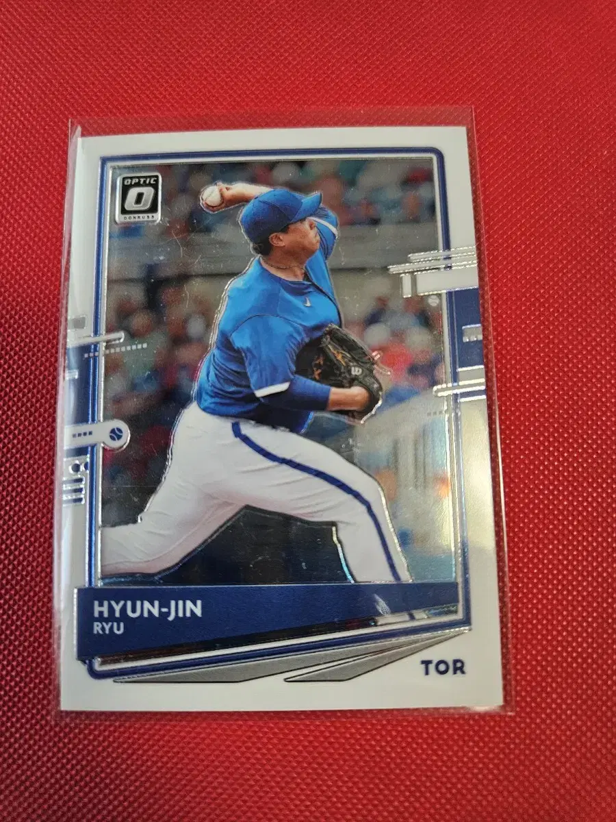 류현진 2020 Panini Optic base 카드