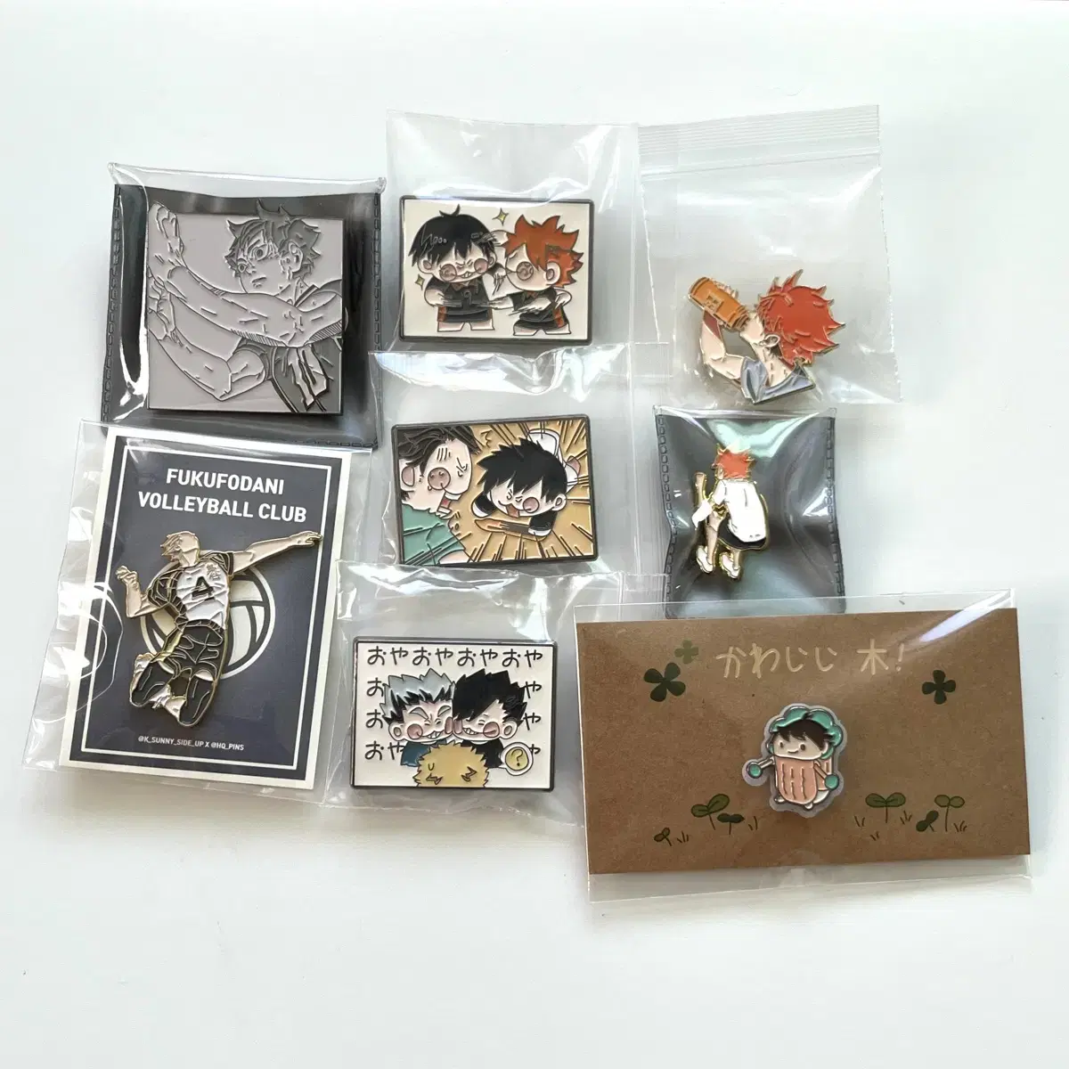 Haikyuu unofficial goods Transfer of metal badges