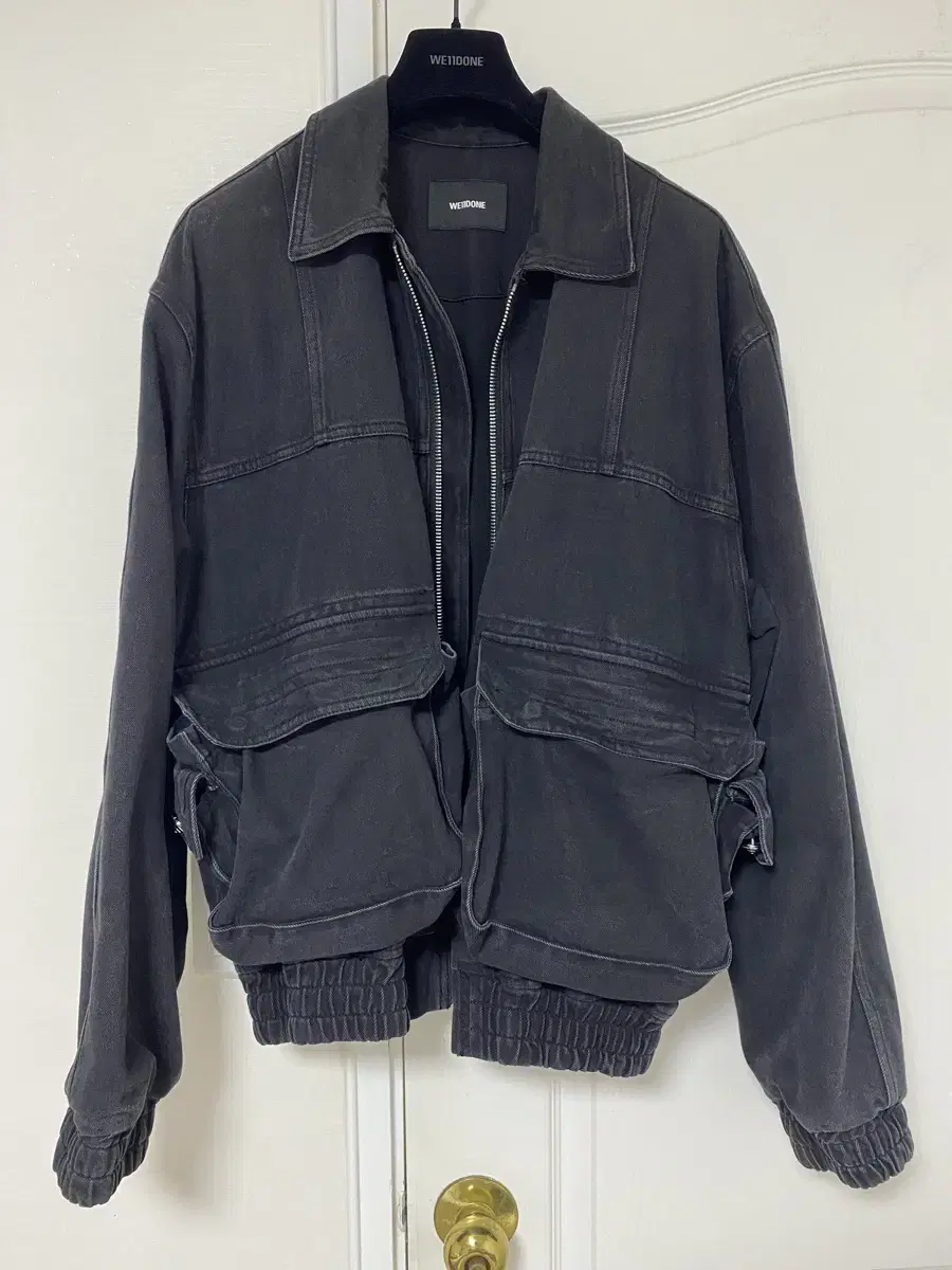 (Quick sale)Weldon(WE11DONE) Washed Crop Jacket(size M)