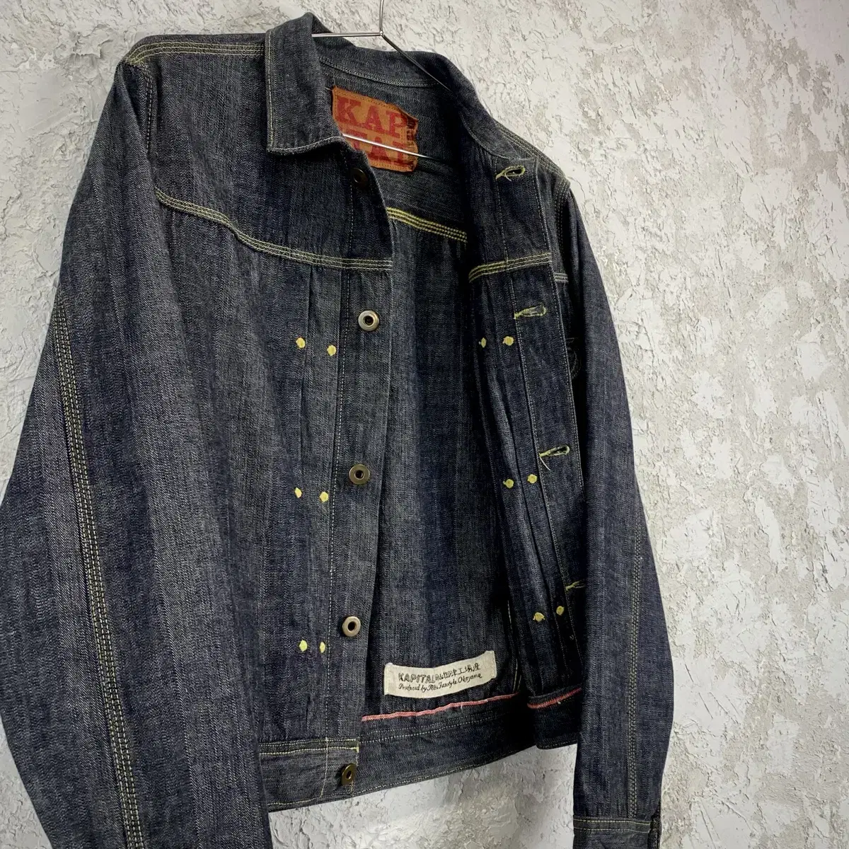 Capital 1990s Blue Hands Denim Jacket