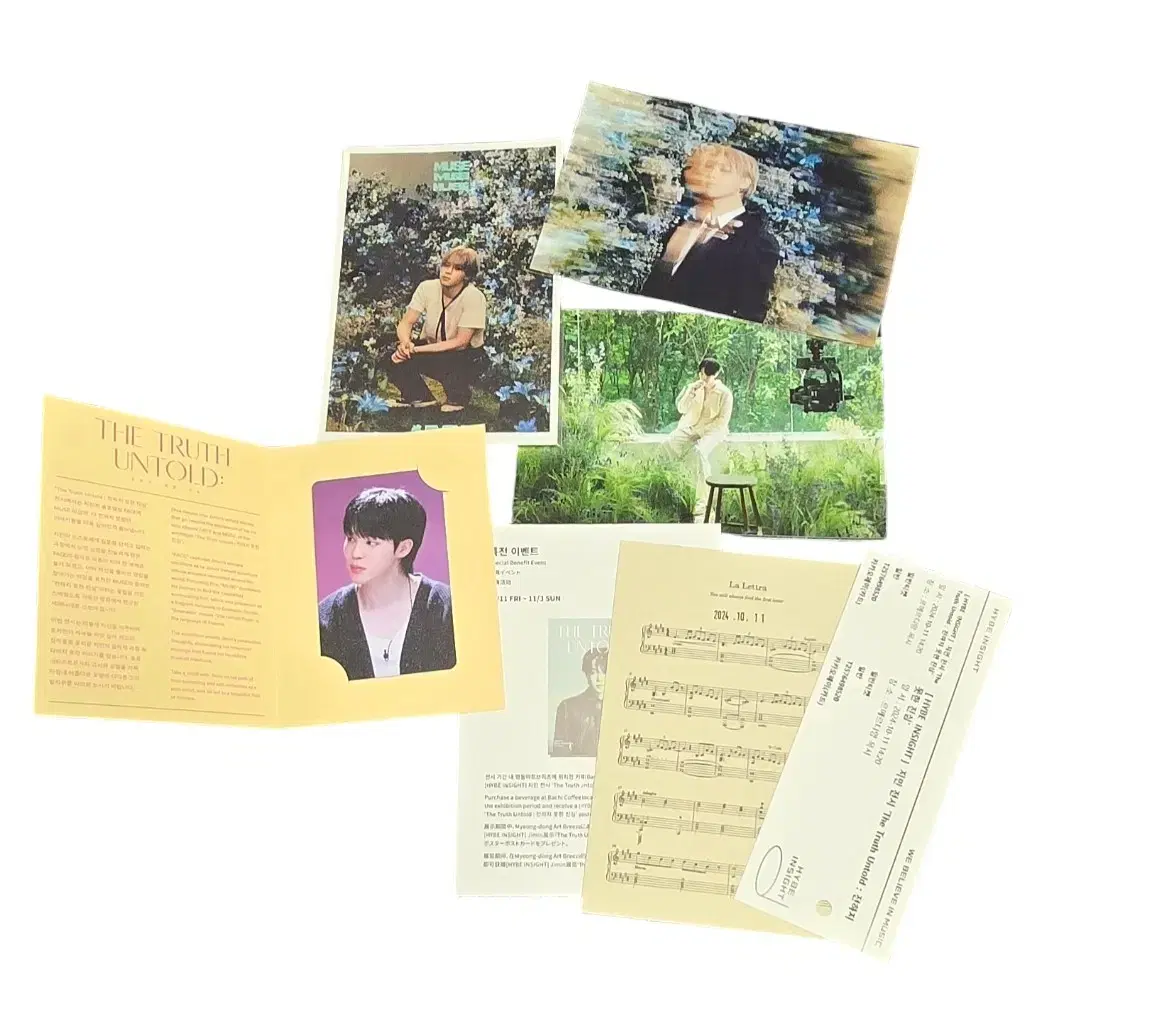 Jimin Jeon Mokjin Exhibition Ticket photocard Postcard