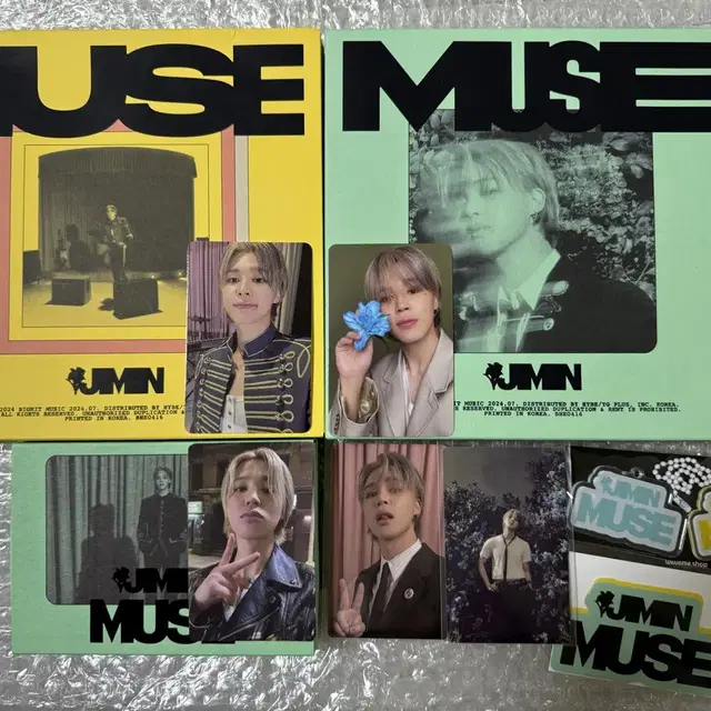 방탄 지민 뮤즈 MUSE 앨범 세트 위버스특전 포카 포함 양도