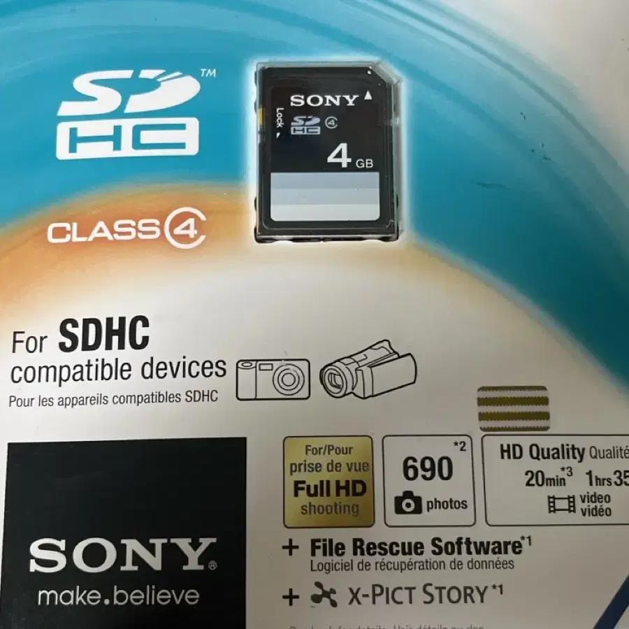 SONY 4GB SDHC